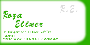 roza ellmer business card